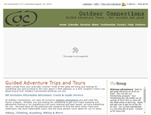 Tablet Screenshot of outdoorconnectionsnyc.com